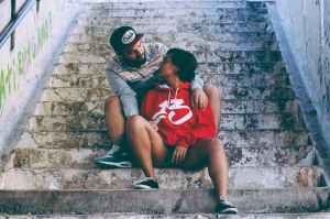 adult friends friendship graffiti